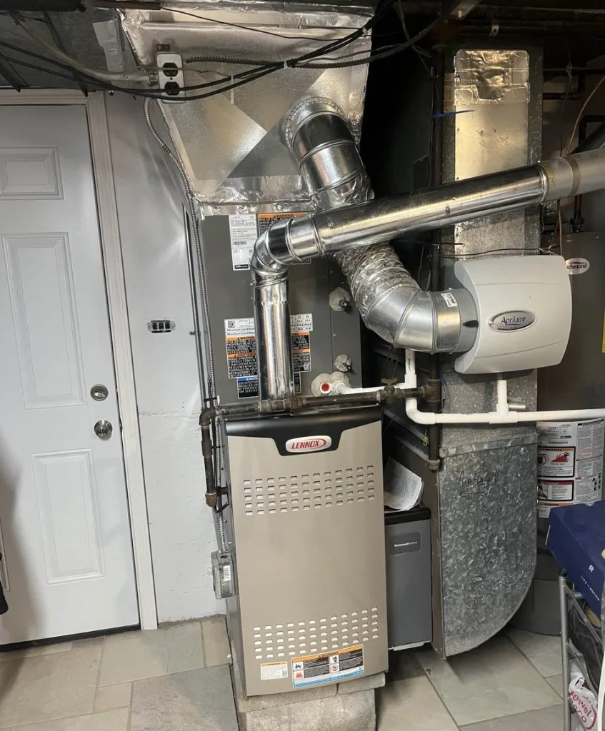 Furnace installation Brand Lennox